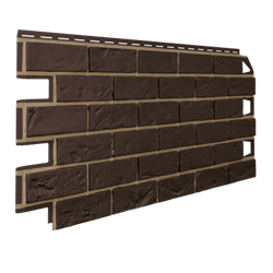 Фасадные панели ОПТИМА, Кирпич, темно-коричневый, шт. 10502