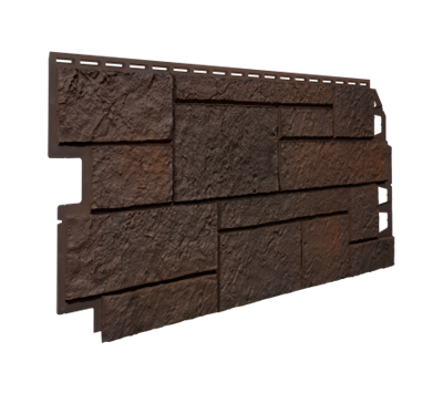Фасадные панели, Песчаник, темно-коричневый, шт. 10577