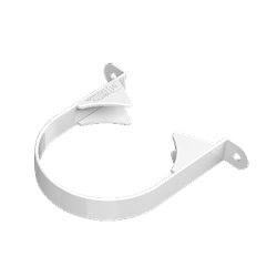 ТН ОПТИМА хомут трубы (D120/80), белый, шт 10207