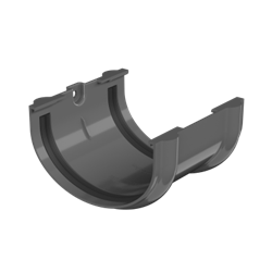 ТН ОПТИМА соединитель желоба (D120/80), серый, шт. 10215