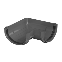 ТН ОПТИМА угол желоба 90° (D120/80), серый, шт. 10224