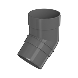 ТН ОПТИМА колено трубы 135° (D120/80), серый, шт. 10227