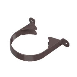 ТН ОПТИМА хомут трубы (D120/80), темнокоричневый, шт 10234