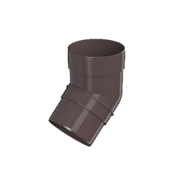 ТН ОПТИМА колено трубы 135° (D120/80), темно-коричневый, шт 10236