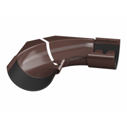 ТН МВС Стандарт 125/90 мм, внутренний угол регулируемый 100-165°, коричневый, 10249