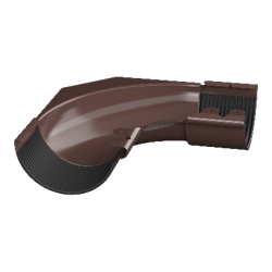 ТН МВС Стандарт 125/90 мм, внутренний угол 90°, коричневый, шт. 10251