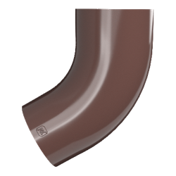 ТН МВС Стандарт 125/90 мм, колено 60°, коричневый, шт. 10254