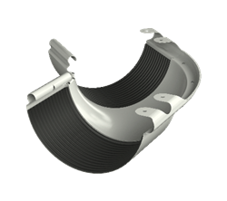 ТН МВС 125/90 мм, внешний угол желоба 135°, белый, шт. 10258