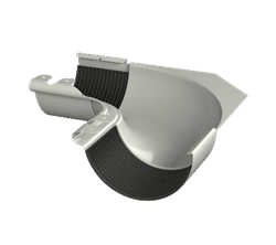 ТН МВС 125/90 мм, внутренний угол желоба 90°, белый, шт. 10259