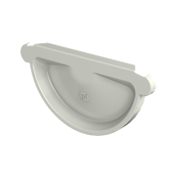 ТН МВС 125/90 мм, заглушка желоба универсальная, белый, шт. 10268