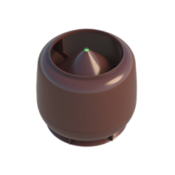 Колпак D=160, коричневый, шт. 10314