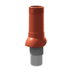 Вентиляционный выход ТЕХНОНИКОЛЬ D110/160 изолированный, красный, шт 10320