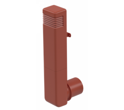 Цокольный дефлектор, красный 10336