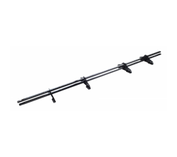 ТЕХНОНИКОЛЬ трубчатый снегозадержатель 25х45 оцинков. RAL 9005 черный, 3 м. (к-т) 578860