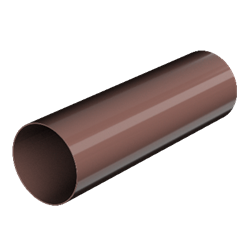 ТН ОПТИМА труба 3м (D120/80), коричневый, шт 10421