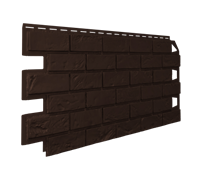 Фасадная панель ОПТИМА, Кирпич, темно-коричневый, бесшовный, шт 147692