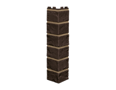 Угол наружный ОПТИМА, Кирпич, темно-коричневый, шт. 10507