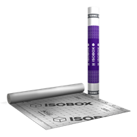 Пароизоляционная отражающая пленка ISOBOX ТЕРМО (1,5 x 46,6 м) 10763