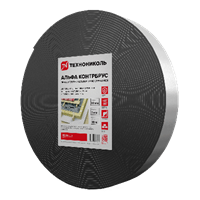 Лента уплотнительная самоклеящаяся ТехноНИКОЛЬ АЛЬФА КОНТРБРУС 60 мм*30 м 10783