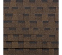 ТЕХНОНИКОЛЬ SHINGLAS многослойная черепица, Кантри, Коричневый, упаковка 10145