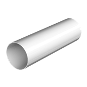 ТН ОПТИМА труба 3м (D120/80), белый, шт 10206