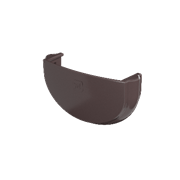 ТН ОПТИМА заглушка желоба (D120/80), темно-коричневый, шт 10230