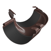 ТН МВС Стандарт 125/90 мм, внешний угол 135°, коричневый, шт. 10245