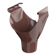 ТН МВС Стандарт 125/90 мм, воронка желоба, коричневый, шт. 10255