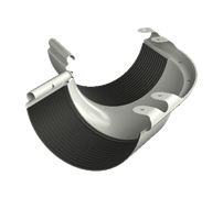 ТН МВС 125/90 мм, внешний угол желоба 135°, белый, шт. 10258