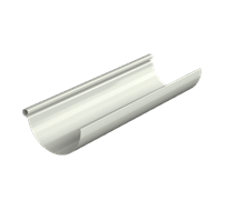 ТН МВС 125/90 мм, водосточный желоб металлический (3 м), белый, шт. 10260