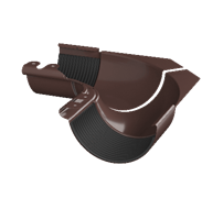 ТН МВС 125/90 мм, внутренний угол желоба, регулируемый 100 -165°, коричневый, шт. 10276