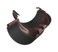 ТН МВС 125/90 мм, внешний угол желоба 135°, коричневый, шт. 10277