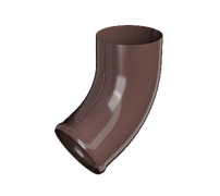 ТН МВС 125/90 мм, отвод трубы, коричневый, шт. 10283