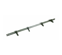 ТЕХНОНИКОЛЬ трубчатый снегозадержатель 25х45 оцинков, RAL 6020 зеленый, 3 м. (к-т) 578858