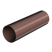 ТН ОПТИМА труба 3м (D120/80), коричневый, шт 10421