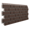 Фасадные панели ОПТИМА, Клинкер, темно-коричневый, шт. 082861