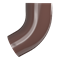 ТН МВС Стандарт 125/90 мм, колено 60°, коричневый, шт. 10254