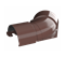 ТН МВС 125/90 мм, внутренний угол желоба 135°, коричневый, шт. 617446