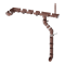 ТН ОПТИМА желоб 2м (D120/80, коричневый, шт 10412