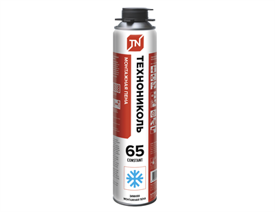 Пена монтажная ТЕХНОНИКОЛЬ 65 CONSTANT зимняя, 1000 мл, шт. 10816