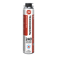 Пена монтажная ТЕХНОНИКОЛЬ 240 PROFESSIONAL огнестойкая, 1000 мл, шт. 10817