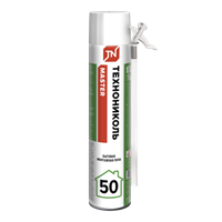 Пена монтажная ТЕХНОНИКОЛЬ 50 MASTER бытовая, 1000 мл, шт. 10833